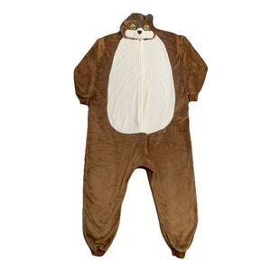 Vavalad Adult XL Squirrel Chipmunk Pajamas Halloween Kawaii Costume Unisex Warm